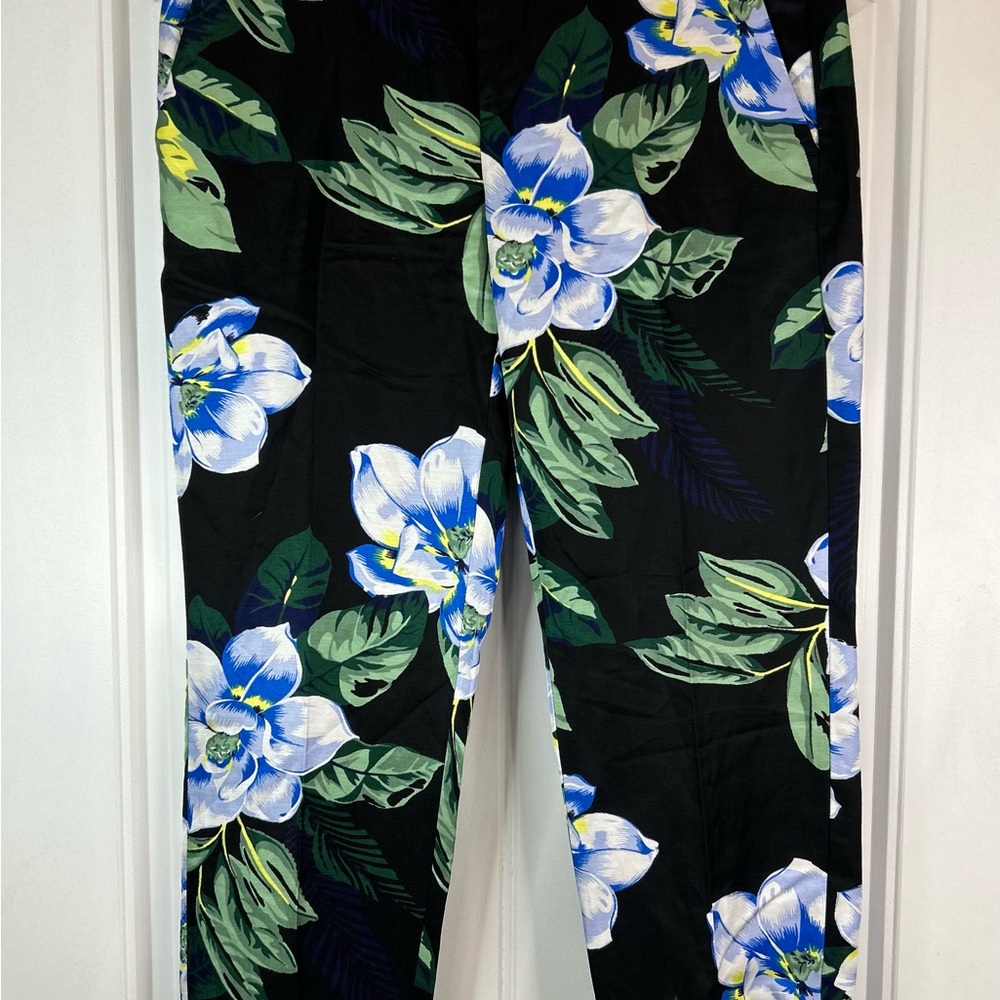 NWT Banana Republic Avery Fit Floral Cropped Ankle Pants Women’s Size 4 #783593 - Picture 9 of 14